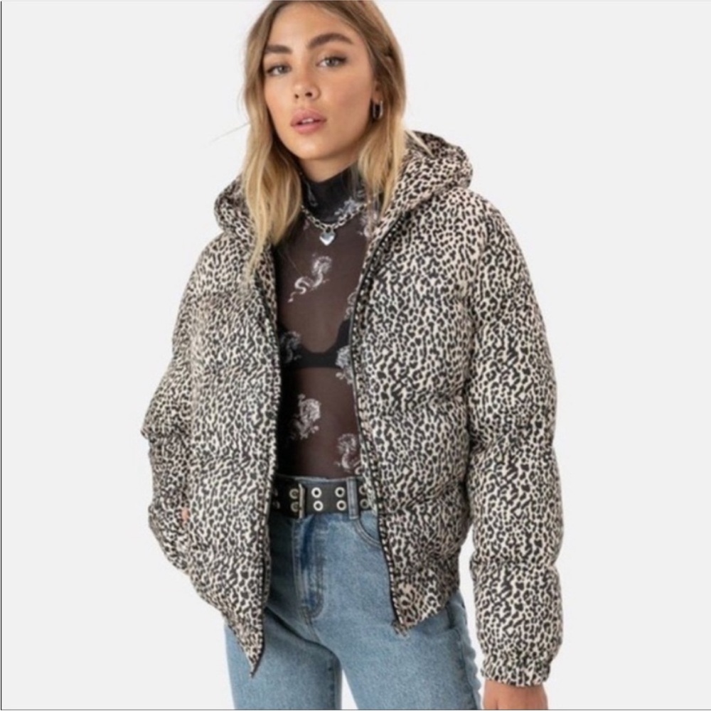 Adika Printed Puffer Jacket